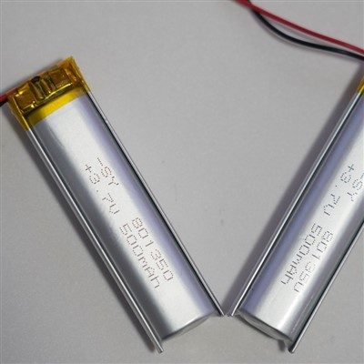Batteria ai polimeri di ioni di litio 3,7 V 500 mAh
